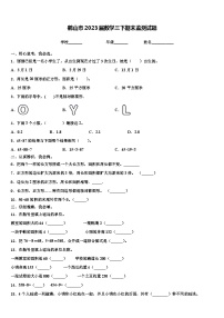 鹤山市2023届数学三下期末监测试题含解析