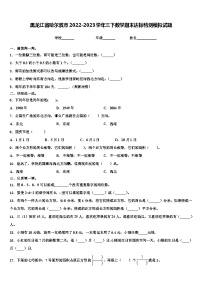 黑龙江省哈尔滨市2022-2023学年三下数学期末达标检测模拟试题含解析