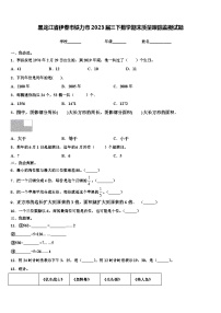 黑龙江省伊春市铁力市2023届三下数学期末质量跟踪监视试题含解析