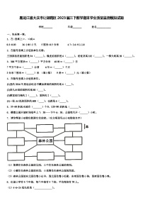 黑龙江省大庆市让胡路区2023届三下数学期末学业质量监测模拟试题含解析