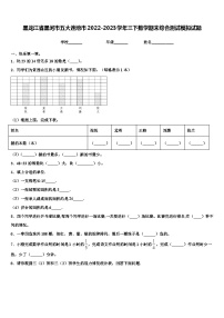 黑龙江省黑河市五大连池市2022-2023学年三下数学期末综合测试模拟试题含解析