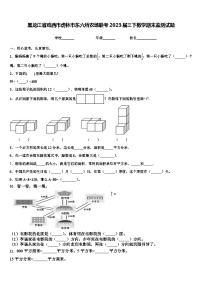 黑龙江省鸡西市虎林市东六所农场联考2023届三下数学期末监测试题含解析