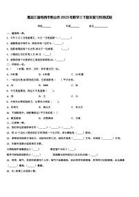 黑龙江省鸡西市密山市2023年数学三下期末复习检测试题含解析