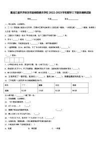 黑龙江省齐齐哈尔市富裕县逸夫学校2022-2023学年数学三下期末调研试题含解析