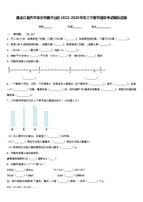 黑龙江省齐齐哈尔市碾子山区2022-2023学年三下数学期末考试模拟试题含解析