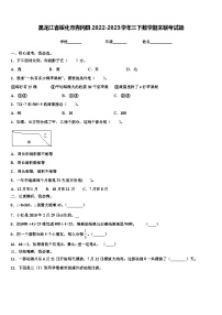 黑龙江省绥化市青冈县2022-2023学年三下数学期末联考试题含解析