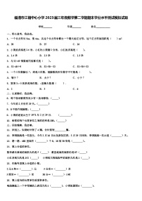 福清市江镜中心小学2023届三年级数学第二学期期末学业水平测试模拟试题含解析