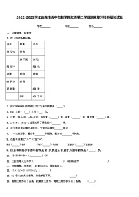 2022-2023学年南充市阆中市数学四年级第二学期期末复习检测模拟试题含解析