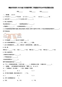 渭南市华阴市2023届三年级数学第二学期期末学业水平测试模拟试题含解析