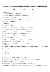 2022-2023学年四川省成都市高新区数学四年级第二学期期末学业质量监测模拟试题含解析