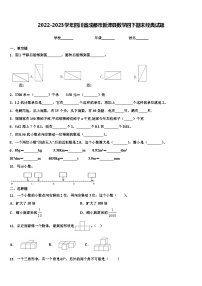 2022-2023学年四川省成都市新津县数学四下期末经典试题含解析