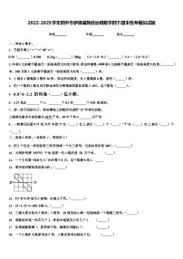 2022-2023学年四平市伊通满族自治县数学四下期末统考模拟试题含解析