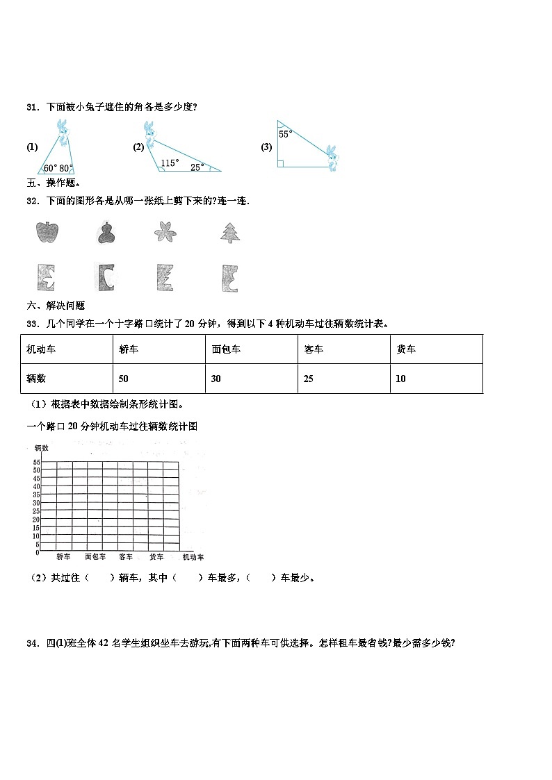 2022-2023学年威海市环翠区四年级数学第二学期期末统考试题含解析03