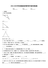 2022-2023学年安徽省宣城市数学四下期末经典试题含解析