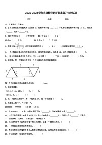 2022-2023学年宾县数学四下期末复习检测试题含解析