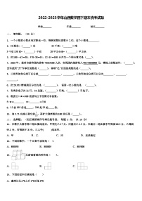 2022-2023学年山西数学四下期末统考试题含解析