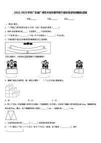 2022-2023学年广东省广州市天河区数学四下期末质量检测模拟试题含解析