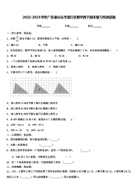 2022-2023学年广东省汕头市濠江区数学四下期末复习检测试题含解析