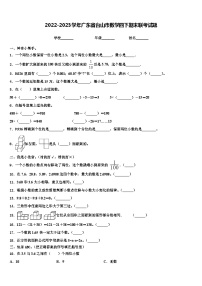 2022-2023学年广东省台山市数学四下期末联考试题含解析