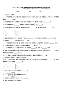 2022-2023学年昌都地区数学四下期末教学质量检测试题含解析