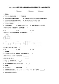 2022-2023学年怀化市麻阳苗族自治县数学四下期末考试模拟试题含解析