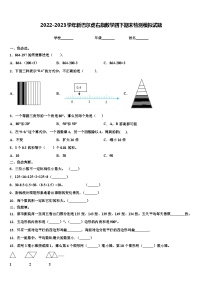 2022-2023学年新巴尔虎右旗数学四下期末检测模拟试题含解析