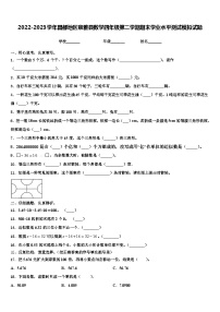 2022-2023学年昌都地区察雅县数学四年级第二学期期末学业水平测试模拟试题含解析