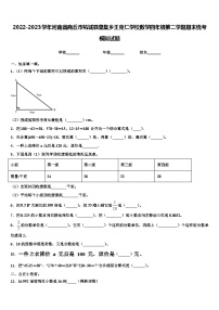 2022-2023学年河南省商丘市柘城县皇集乡王克仁学校数学四年级第二学期期末统考模拟试题含解析