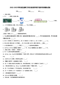 2022-2023学年湖北省荆门市东宝区数学四下期末检测模拟试题含解析