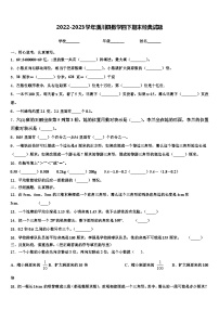 2022-2023学年潢川县数学四下期末经典试题含解析