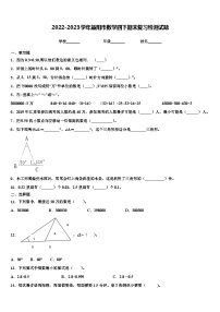 2022-2023学年益阳市数学四下期末复习检测试题含解析