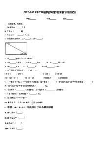 2022-2023学年绥棱县数学四下期末复习检测试题含解析