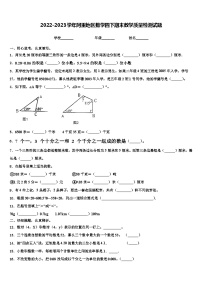 2022-2023学年阿里地区数学四下期末教学质量检测试题含解析