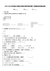 2022-2023学年黑龙江省绥化市肇东市数学四年级第二学期期末联考模拟试题含解析