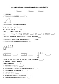 2023届云南省昭通市盐津县数学四下期末综合测试模拟试题含解析