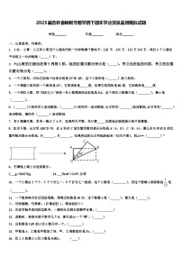 2023届吉林省榆树市数学四下期末学业质量监测模拟试题含解析