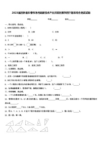 2023届吉林省长春市净月高新技术产业开发区数学四下期末综合测试试题含解析