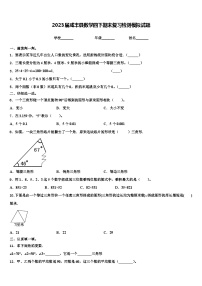 2023届咸丰县数学四下期末复习检测模拟试题含解析