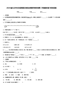 2023届大庆市杜尔伯特蒙古族自治县数学四年级第二学期期末复习检测试题含解析