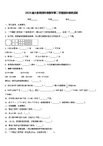 2023届大新县四年级数学第二学期期末调研试题含解析