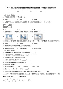 2023届四川省凉山彝族自治州普格县数学四年级第二学期期末检测模拟试题含解析