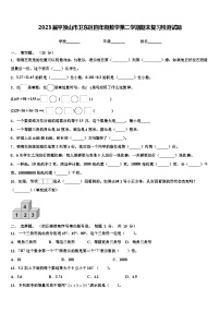 2023届平顶山市卫东区四年级数学第二学期期末复习检测试题含解析