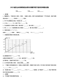 2023届文山壮族苗族自治州马关县数学四下期末统考模拟试题含解析