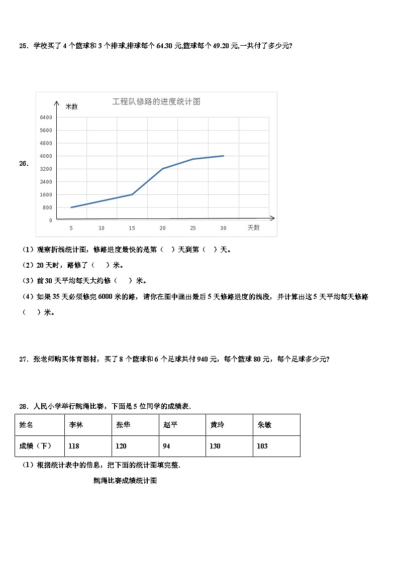 2023届昭平县数学四下期末质量跟踪监视试题含解析第3页