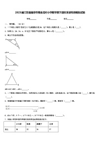 2023届江苏省南京市瑞金北村小学数学四下期末质量检测模拟试题含解析