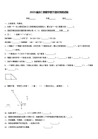 2023届永仁县数学四下期末预测试题含解析