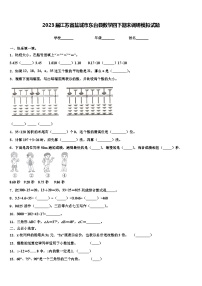 2023届江苏省盐城市东台县数学四下期末调研模拟试题含解析