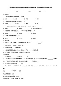 2023届江西省赣州市宁都县数学四年级第二学期期末综合测试试题含解析