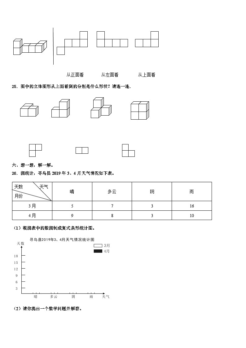 2023届河北省邯郸市磁县数学四下期末考试试题含解析03