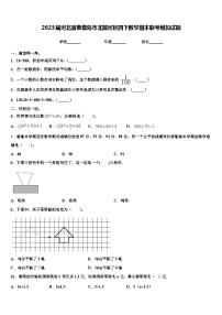 2023届河北省秦皇岛市北戴河区四下数学期末联考模拟试题含解析